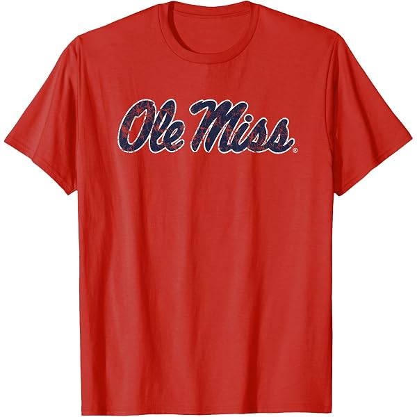 Smack Apparel Ole Miss Colonel Reb T-Shirt - Light Blue Short Sleeve Fan Shirt (Size 3XL) - View #9