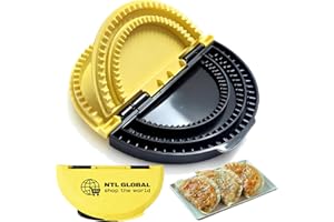 NTL GLOBAL 3-in-1 Tortilla Sealer & Taco Crimper for 10/8/6 Inch Wrap Folder for Quesadillas More Adjustable Flour Tortilla M