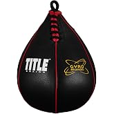 TITLE Boxing Gyro Balanced Leather Speed Bag: Speed Bag for Boxing, Speedbag, Speed Bags, Boxing Speed Bag, Title Speed Bag, Boxing Bag, Boxing Equipment, Punching Bag