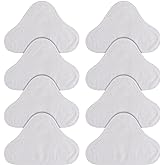 Sgizoku Microfiber Steam Mop Pad Replacement Compatible with H2O H20 Mop X5 Steam Steam Cleaners Washable &amp; Reusable - 8 Pack