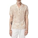 John Varvatos Men's Espino Camp Shirt