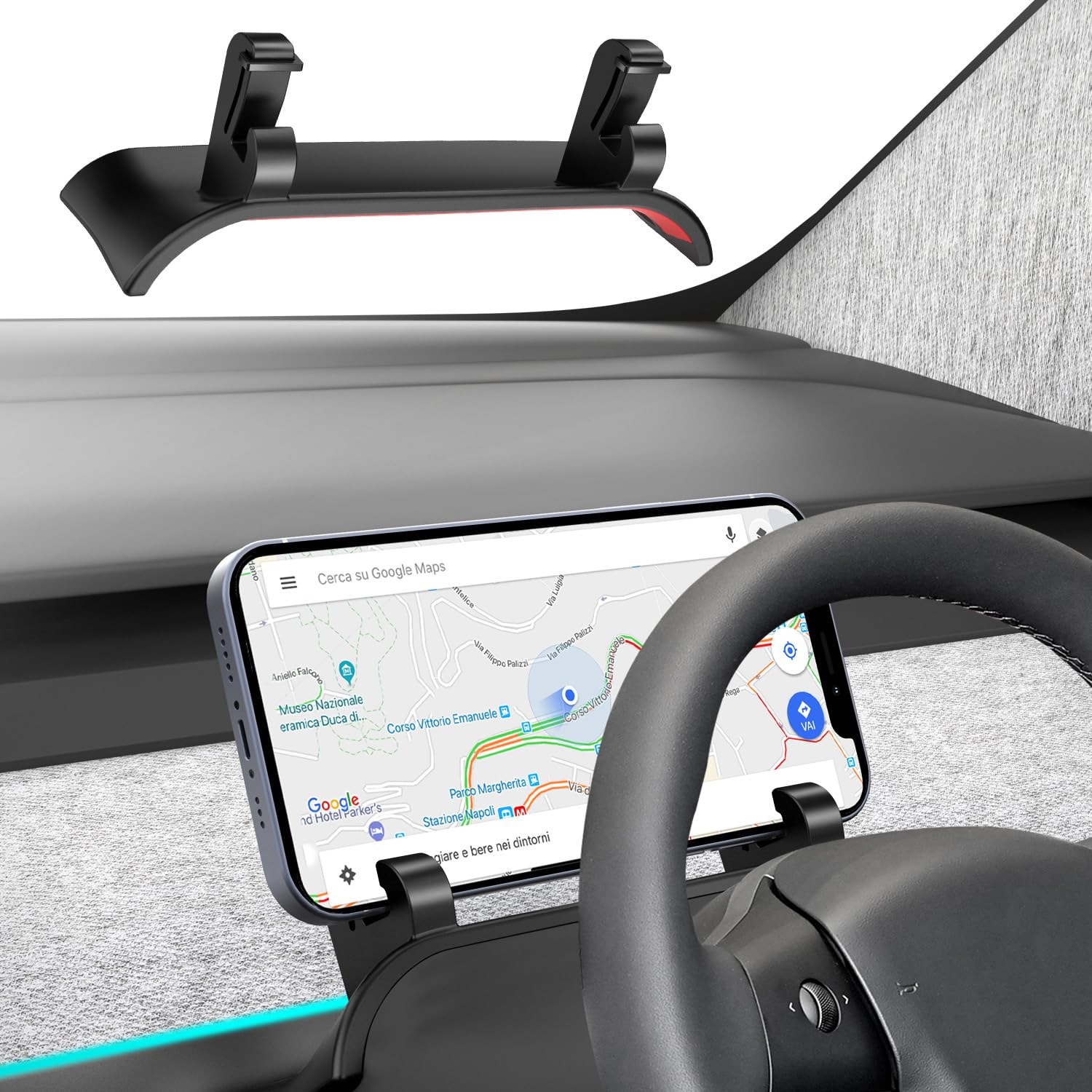 yimoyop Car Silicone Phone Mount for Tesla Model Y 2020-2024 and Model ...