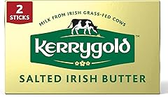 Kerrygold Pure Irish Butter, 2 Sticks, Salted, RBST Free, Gras-Fed, 8 Ounces (Pack of 20)