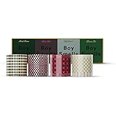 Boy Smells Holiday Votive Candle Set – 4-Piece Gift Set with Salty Caramel, XXMAS Tree, Starry Spice & Hinoki Fantôme – Holiday Candle Gift Set – 3oz Each