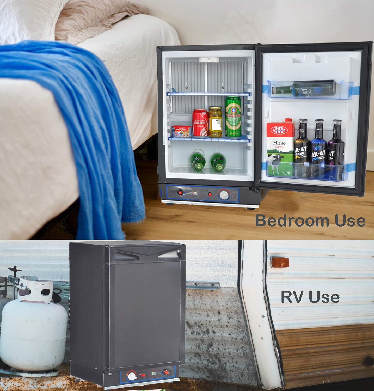 60L XC60 SMAD 12V Fridge Electric/Gas RV Compact Refrigerators with