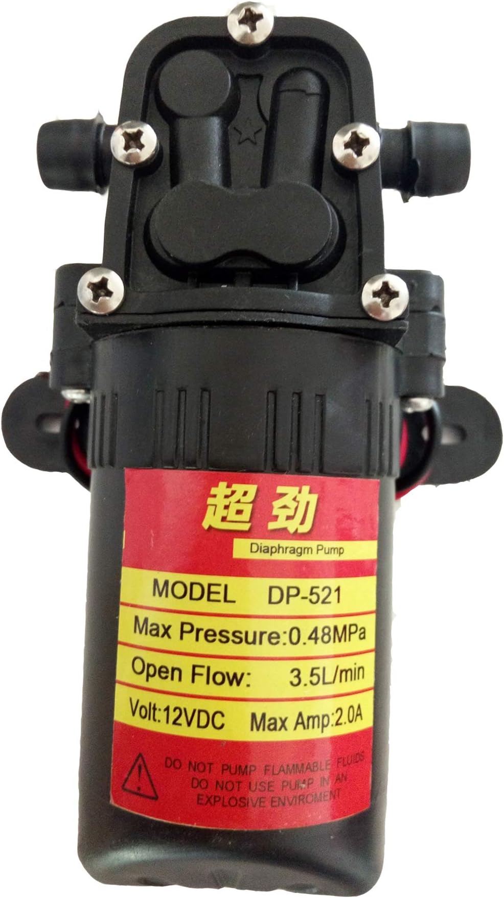 Actmei Water Pressure Pump 12V DC 3.5 L/Min 1.0 GPM 70 PSI Self Priming Sprayer Diaphragm Pump with Pressure Switch for Caravan,Rv,Fishing Boat,Marine, Camper Lawn