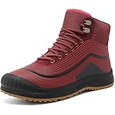 ulogu Snow Boots for Men Women丨Insulated Waterproof Fur Lined Booties丨Non Slip Lightweight Winter Shoes