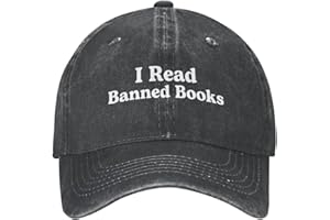 WETEYAFU I Read Banned Books Cap Women Dad Hats Fashionable Hat
