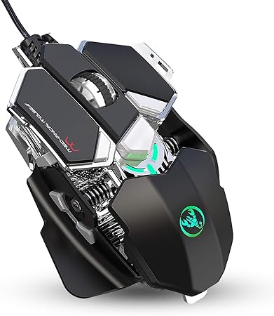 Regali Di Natale Wired.Mechanical Gaming Mouse 9 Key Light Mouse Programmabile Wired Raffreddare Automatic Mouse Gun 6400 Dpi Adatto Per I Regali Di Natale Giochi Di Ufficio Nero Amazon It Casa E Cucina