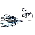 Strike King Tri-Wing Buzz King Buzzbait Fishing Lure, 1/8 oz, Diamond Dust Head