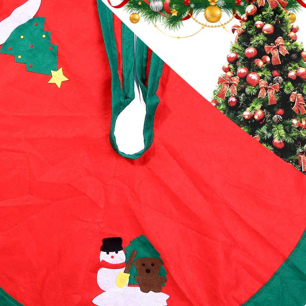 Uten Weihnachtsschmuck Weihnachtsbaum Rock Schürzen Weihnachtsbaum Bodendekoration (90Cm)