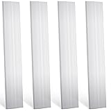 Therwen 4 Pcs 1/8"(3mm) x 2"(50mm) Aluminum Flat
