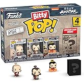 Funko Bitty Pop! Avatar: The Last Airbender - Iroh, Zhao, Ozai, & A Surprise Mystery Mini Figure - 0.9 Inch (2.2 Cm) Collectable - Stackable Display Shelf Included - Gift Idea - Cake Topper