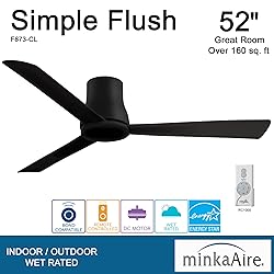 Minka-Aire Simple Flush Hugger 52" Hugger Ceiling