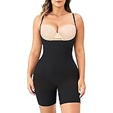 Gotoly Open Bust Shapewear Tummy Control Bodysuits for Women Seamless Compression Waist Trainer Full Body Shaper