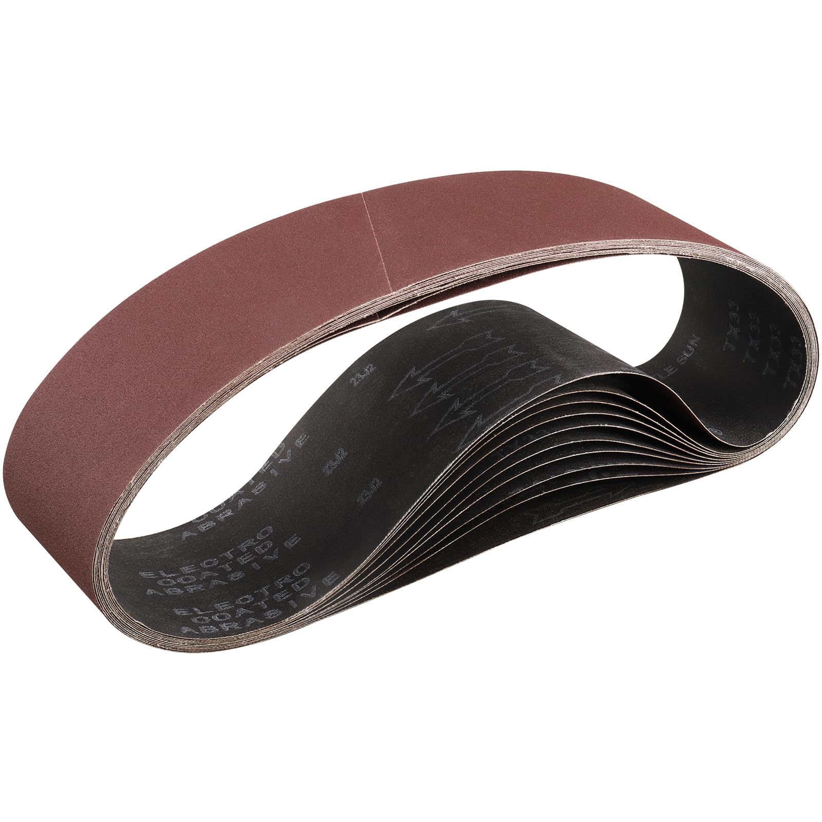 STEBRUAM Sanding Belt 100 x 915 mm,10PCS 180 Grit