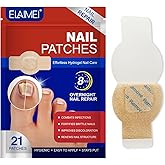 Toenail Nail Repair Patches – 21 PCS Nail Treatment for Thick, Discolored Nails – 8-Hour Overnight Nail Care, Extra Strength Nail Patch for Men and Women, Safe for Sensitive Skin