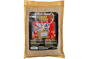 Buck Expert - Magic Powder - Apple Concentrate Deer Lure – Powerful Whitetail Attractant – Each Pouch Equals 1100 lb of Apple