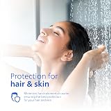 Philips Shower Filter In-Line 50,000 L 3-Stage Filtration NSF KDF Black view 2