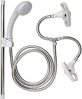 Croydex Secura Shower Head and Hose Attachment with Riser Rail