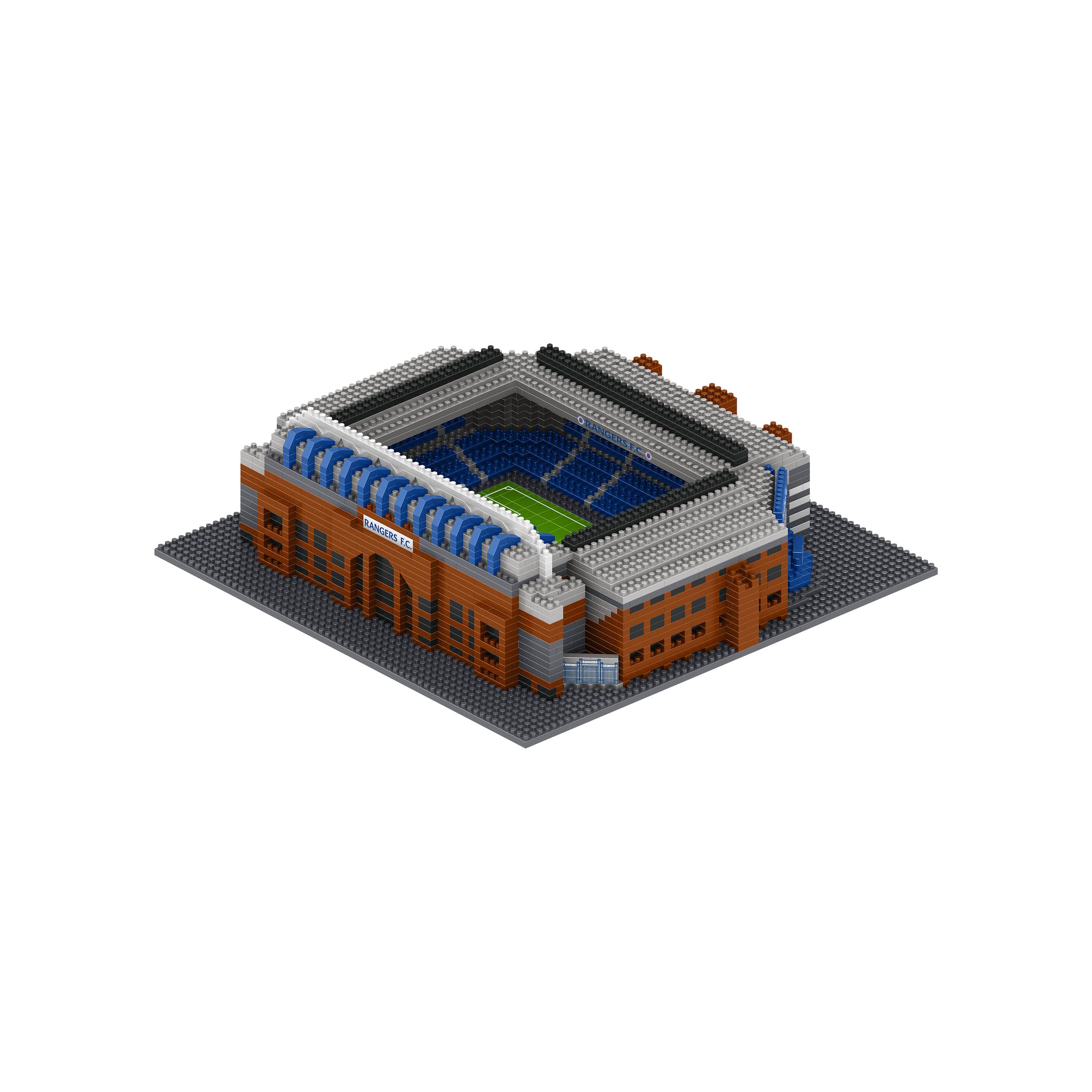 FOCO Officially Licensed Rangers FC Ibrox BRXLZ Stadium 3D Bricks Construction Toy Model — image 1