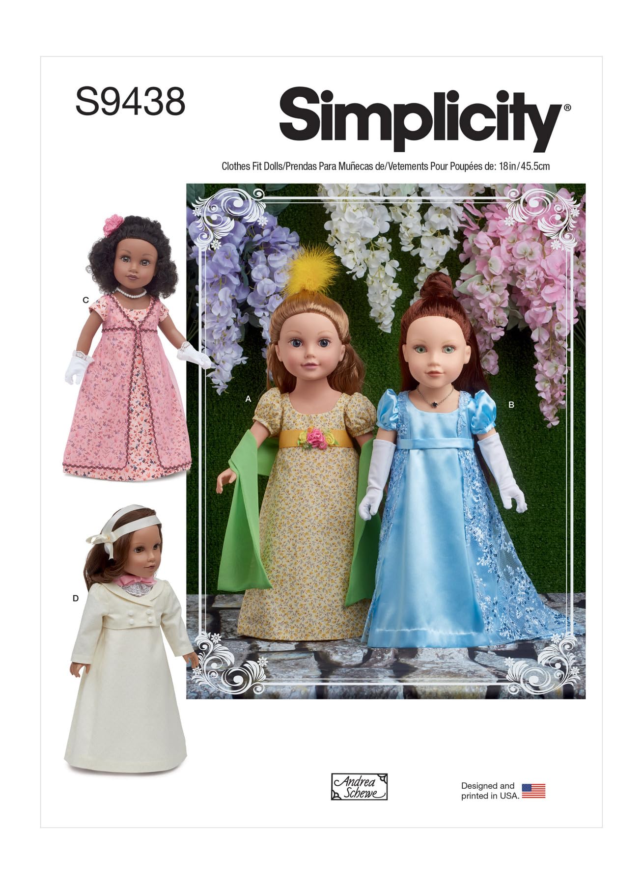 Simplicity Sewing Pattern S9438 18" Doll Clothes