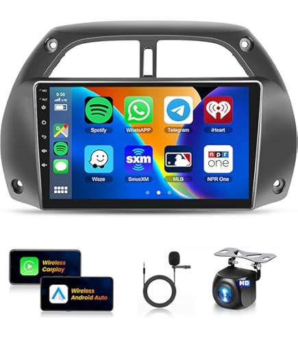 Hodozzy Autoradio 2 Din Met CarPlay & Android Auto - 7 Inch Scherm, Bluetooth, Achteruitrijcamera, Stuurwielbediening