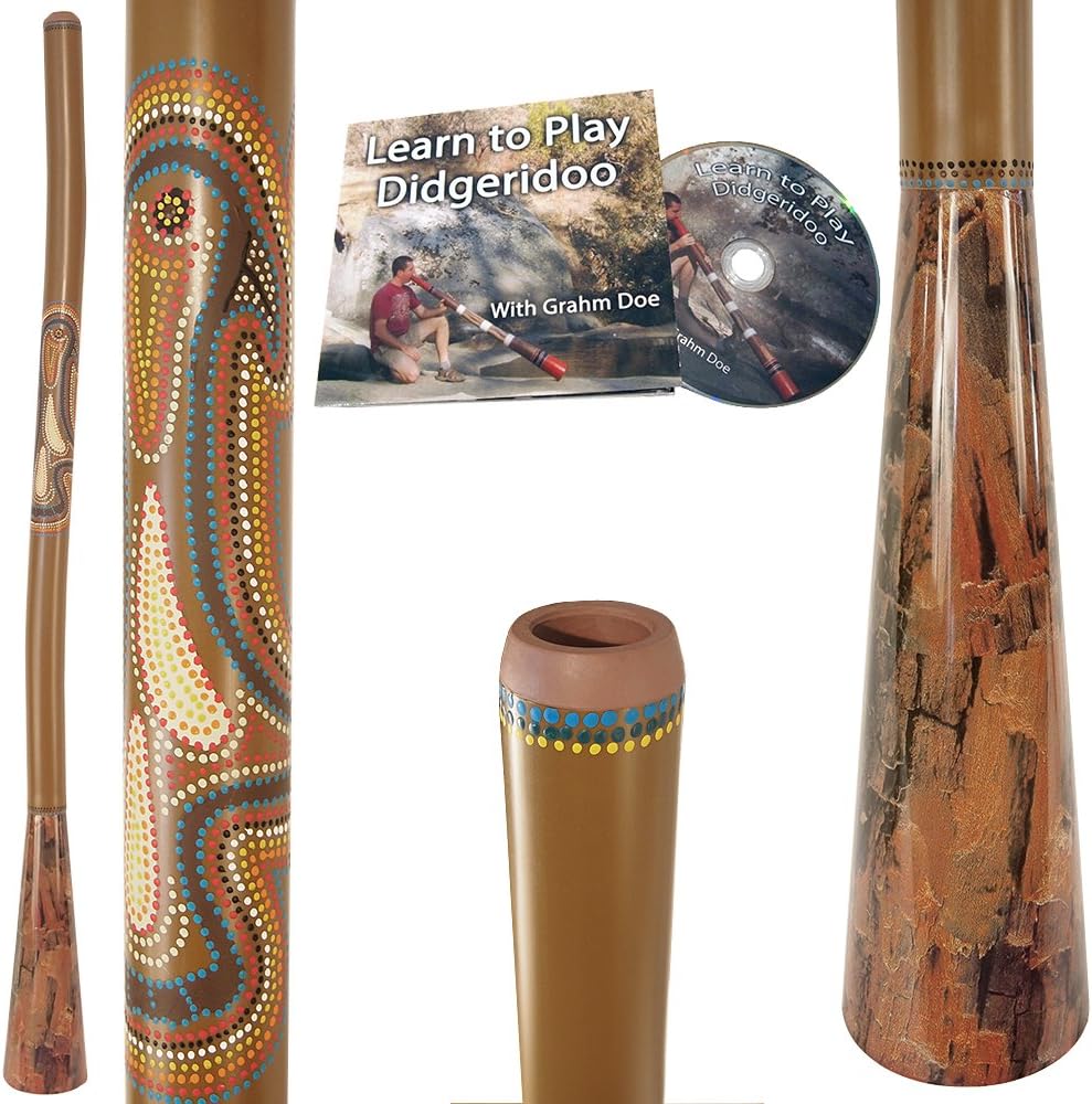 Didgeridoo FLRDTF Flared Bell Design with FREE Instruction DVD