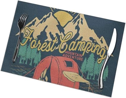 Juego de 6 manteles individuales para mesa de comedor, manteles