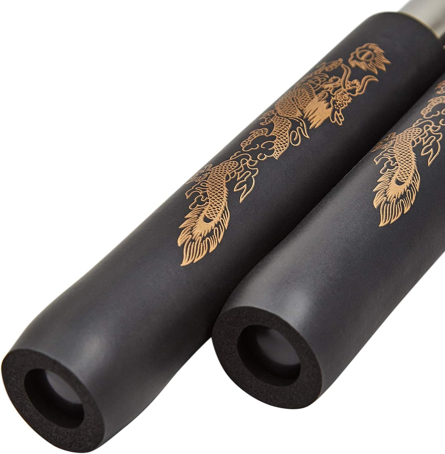 Playwell Childrens 8 Inch Safety Foam Nunchucks With Chain - All Black - Image 3