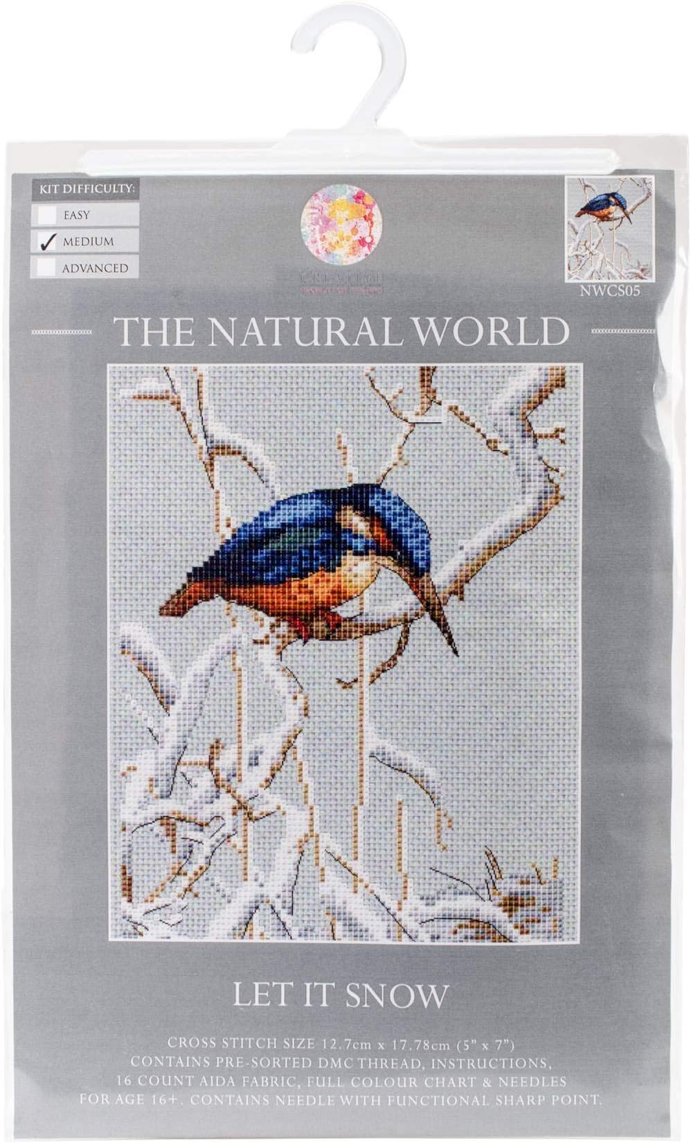 Creative World of CraftsThe Natural World Cross Stitch Kits - Let it Snow,31 x 18 x 1 cm