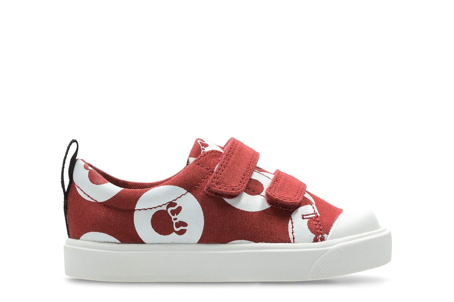 clarks girls red shoes