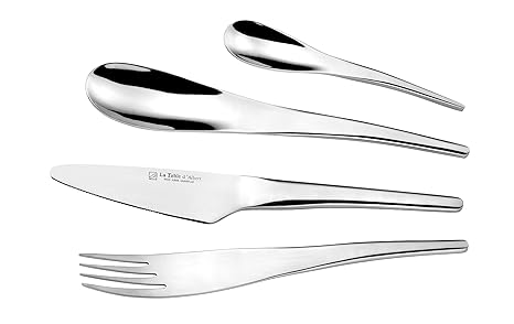 La Table dAlbert 609005 Karen - Cubertería de 24 piezas (acero inoxidable)