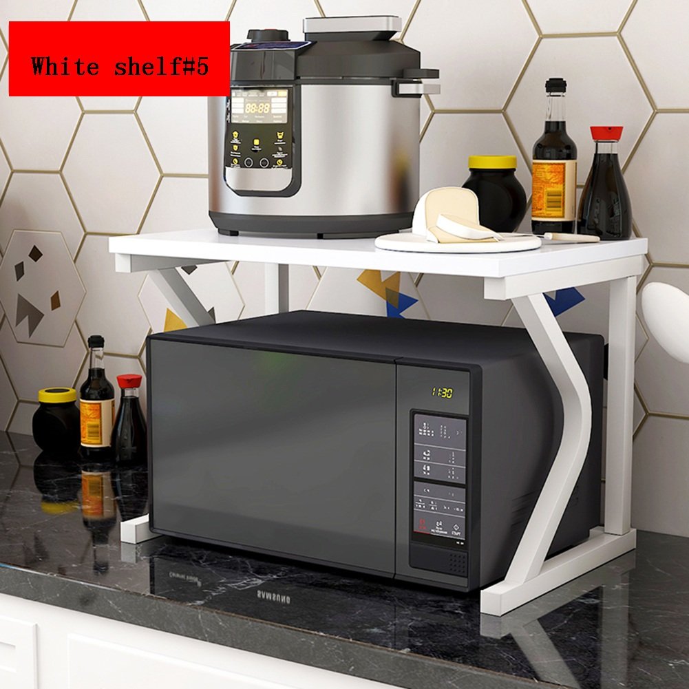 WENZHE Estantería Cocina Baldas De Pie Horno Microondas Platos ...