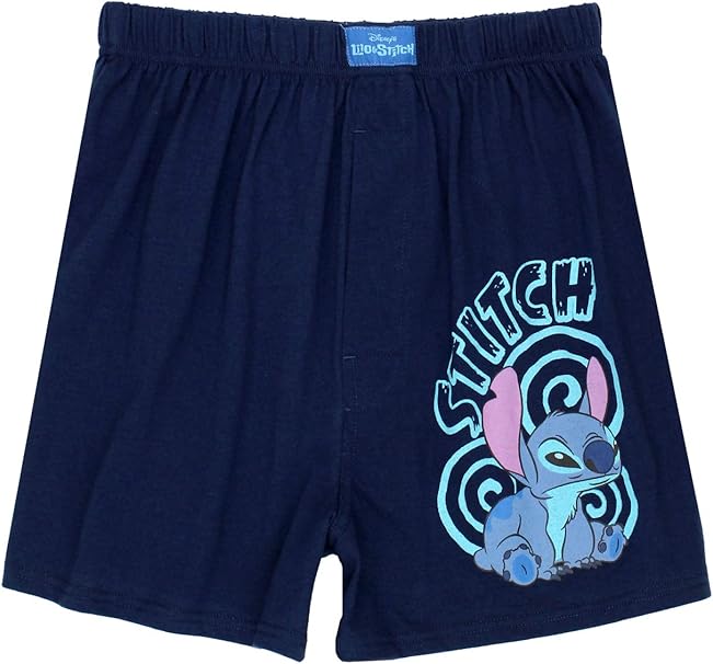 Buy Lilo and Stitch Mens Briefly Stated Boxer Shorts Underwear (Small ...