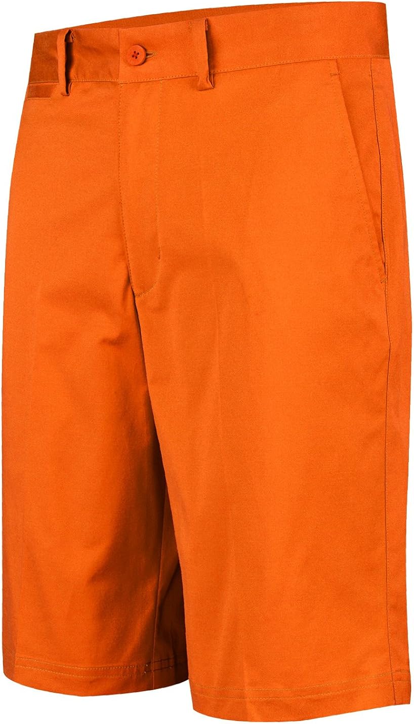 Lesmart Men's Golf Shorts Stretch Quick Dry Relaxed Fit Tech Performance Bermuda Shorts: Clothing