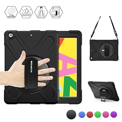 BRAECN iPad 7th Gen Case with 360° Rotating Bahrain Ubuy
