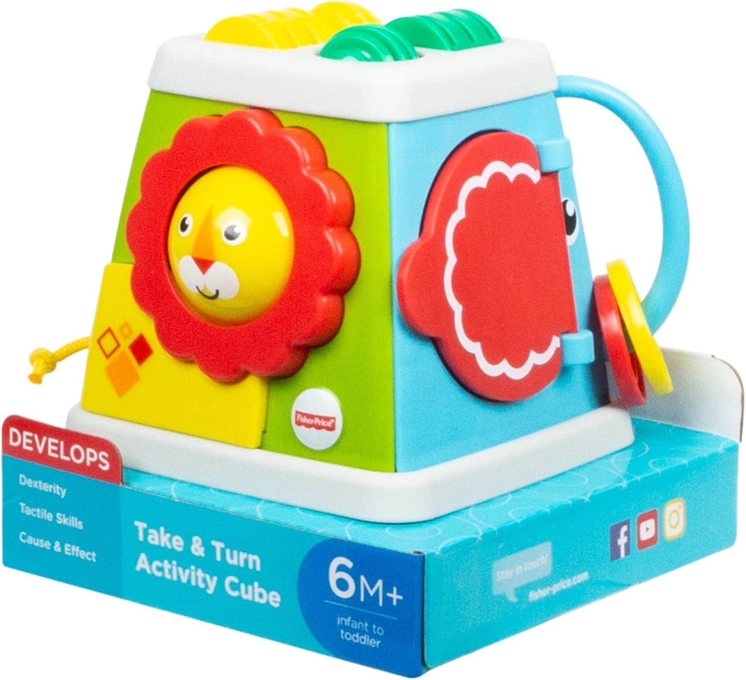 fisher price take and turn activity cube
