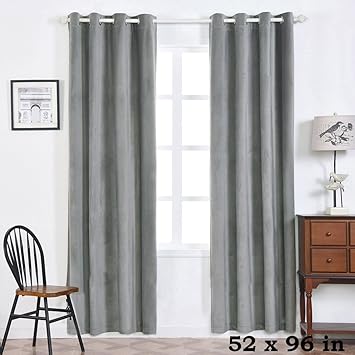 Amazon Com Balsacircle 52 X 96 Inch Charcoal Grey Premium Velvet
