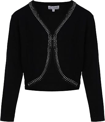 ladies black bolero cardigan