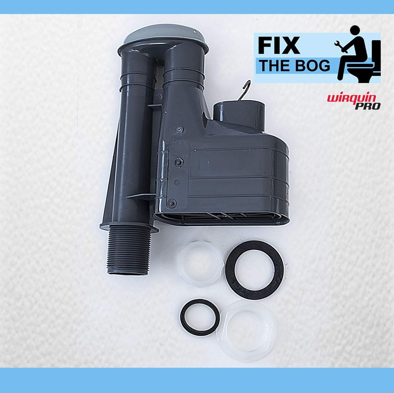 Derwent Macdee Metro DSY0225 1 Piece Syphon 8" Suitable for Fordham Cisterns Twyford