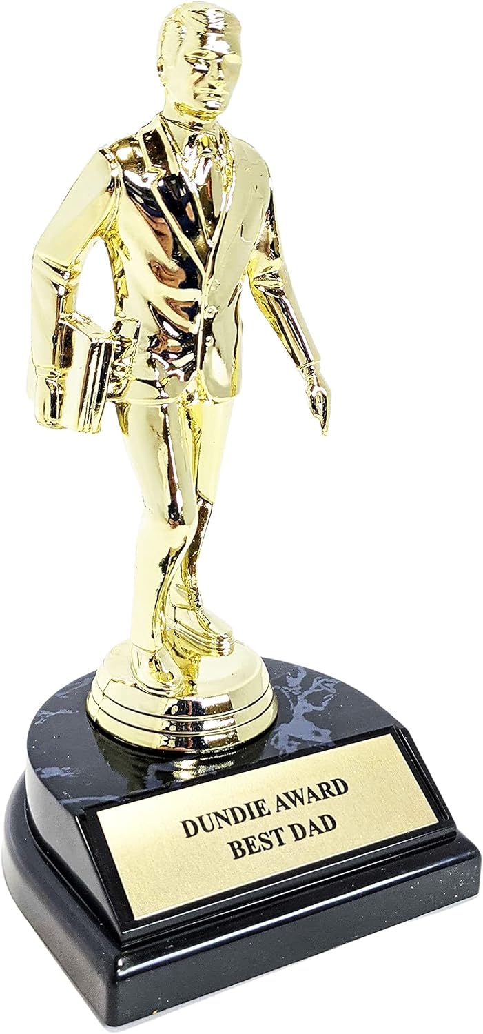 My Party Shirt Best Dad Dundie Award Trophy : Clothing