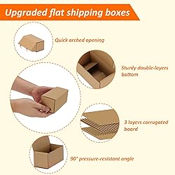 HORLIMER 4.6x2.2x2.2 inches Shipping Boxes Set of
