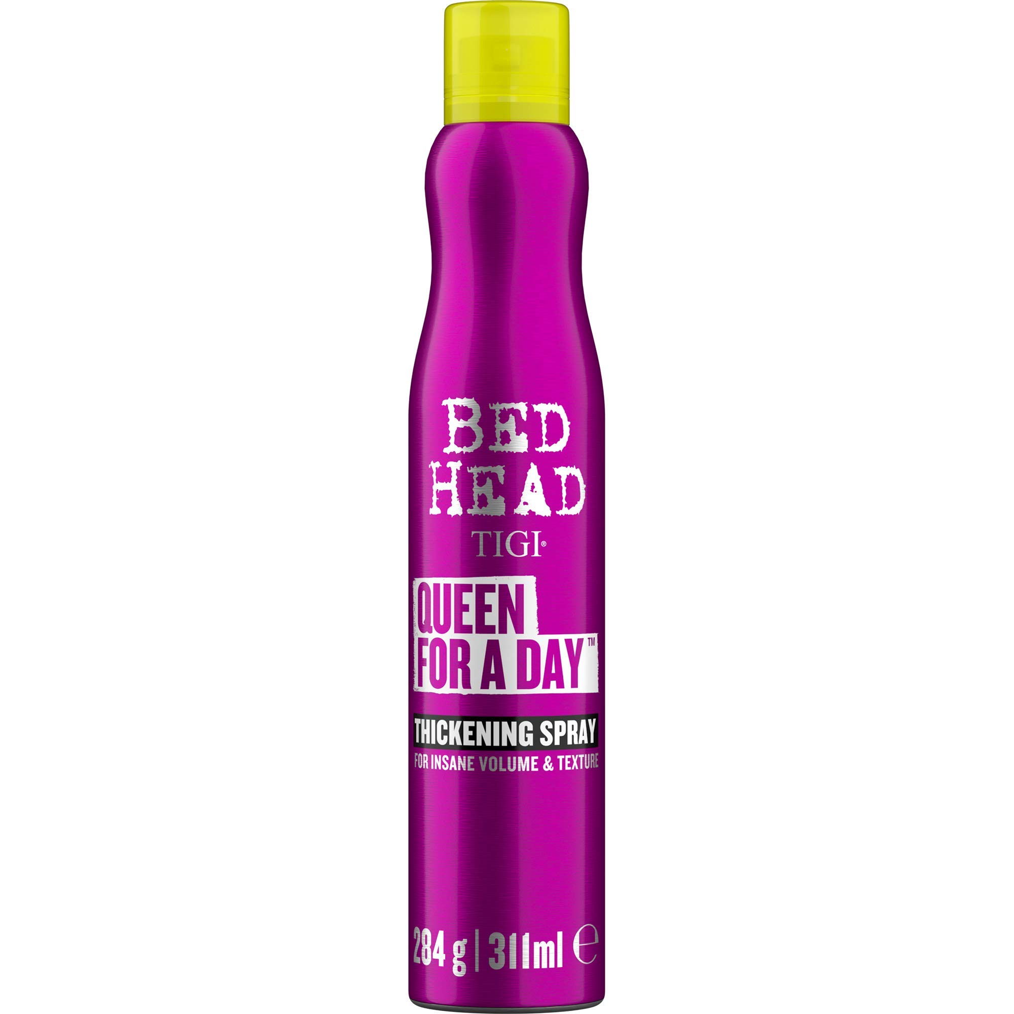 Bed Head by TIGI | Queen For a Day Thickening Hair Volume Spray | Professional Volumising Hair Products | Ideal For Fine, Flat And Thin Hair | 311ml, Packaging may vary