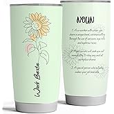 Livinges Funny Work Bestie Tumbler 20oz – Work Besties Gifts for Women Birthday Gift for Coworker – Favorite Work Mug Coffee Cup for Friends – Bestie Cup Cute Office Friendship Gift