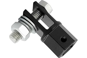 1/2" Scissor Jack Adapter Drill Adapter for Use with 1/2 Inch Drive/Impact Drills/Ratchet or Standard Drive Sockets or 13/16 