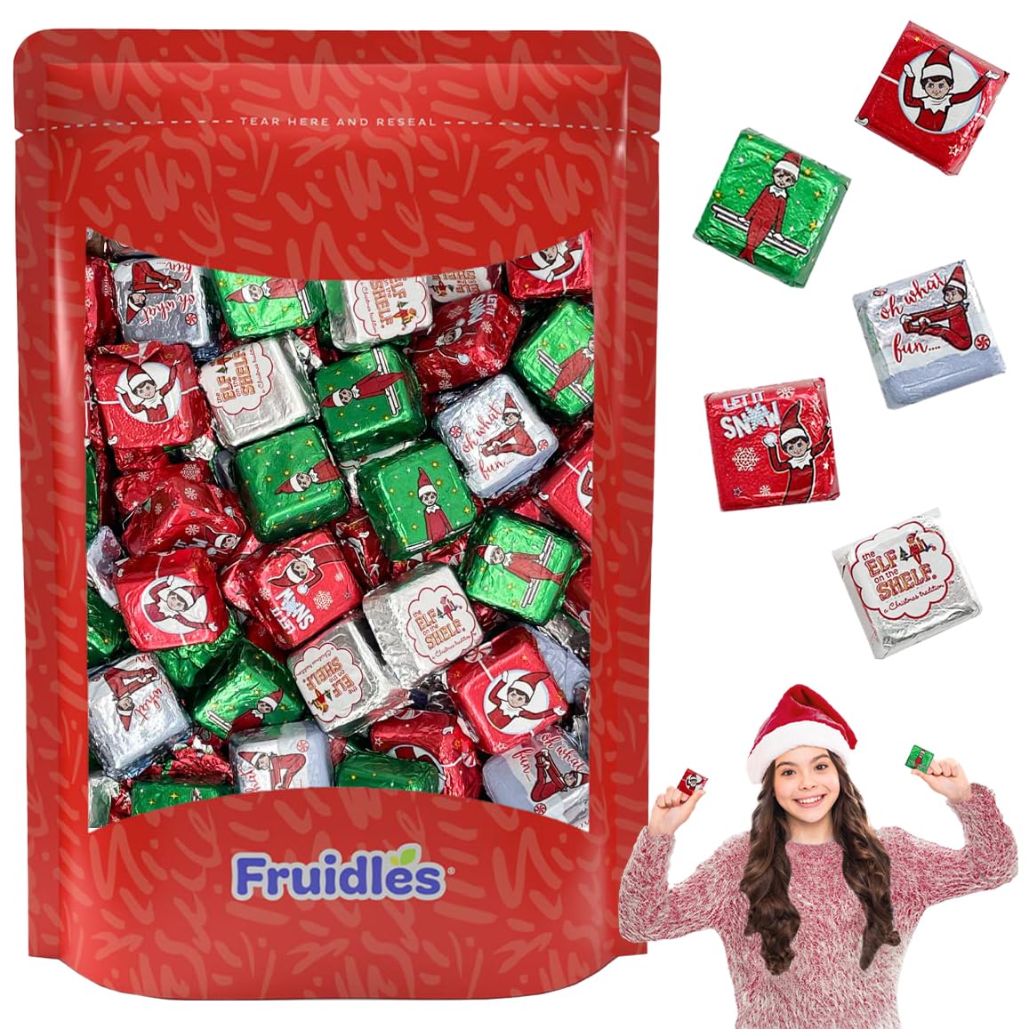 Christmas chocolate foils