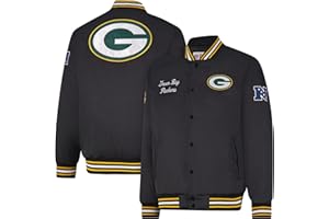 Ultra Game Mens NFL Official Supreme Satin Jacket