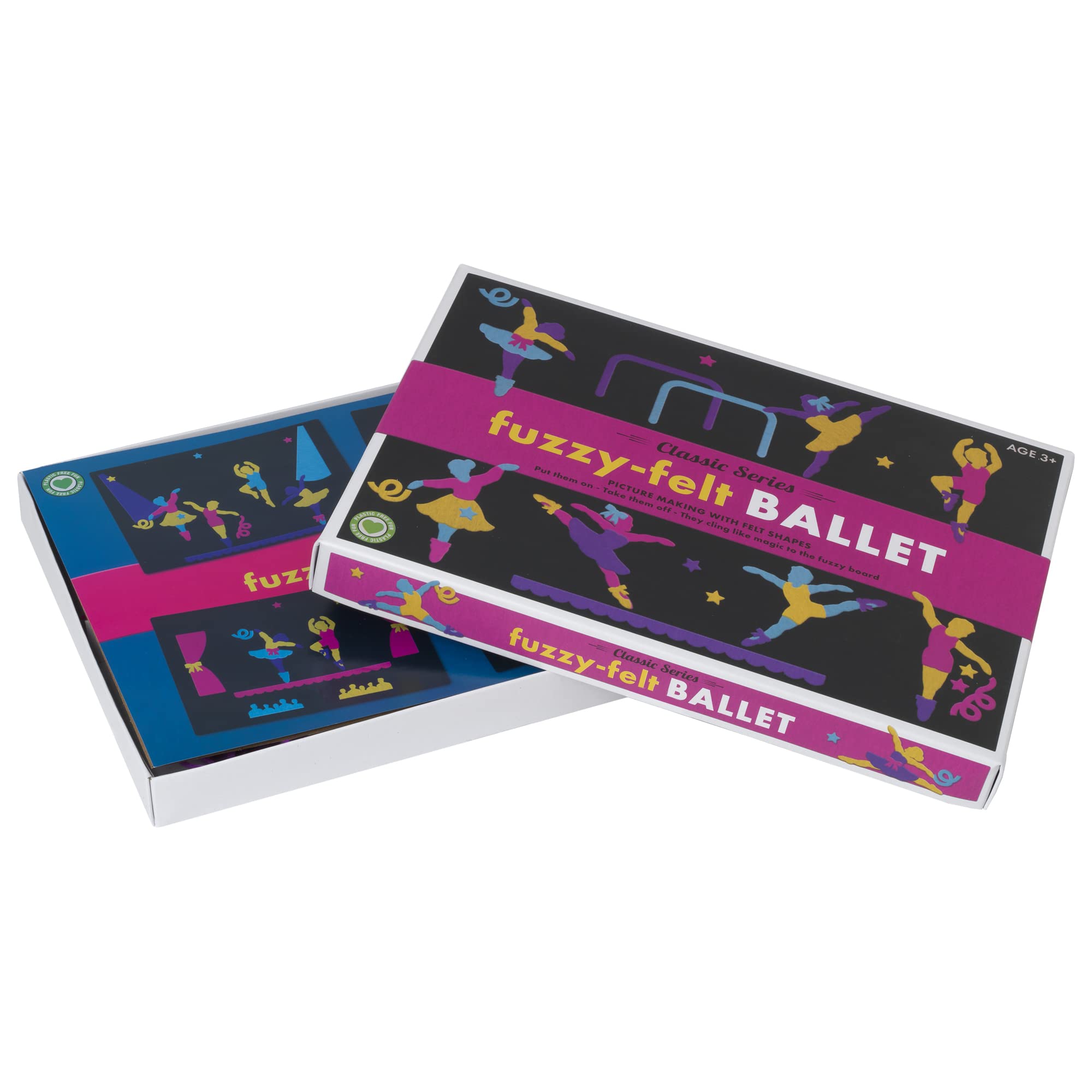 PETERKIN | Fuzzy-Felt Classic Series - Ballet | Put them on, take them off, they cling like magic to the fuzzy board! | Arts and Craft | Ages 3+