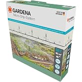 Gardena Micro-Drip-System Drip Irrigation Set Vegetable/Flower Bed (60 m&sup2;): Starter Set, Ready to use, Water-Saving Irrigation System, Simple &amp; Flexible Connection Technology (13450-20)